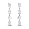 Lab Grown Multi Shaped Diamond Earrings
