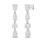 Lab Grown Multi Shaped Diamond Earrings