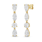 Lab Grown Multi Shaped Diamond Earrings