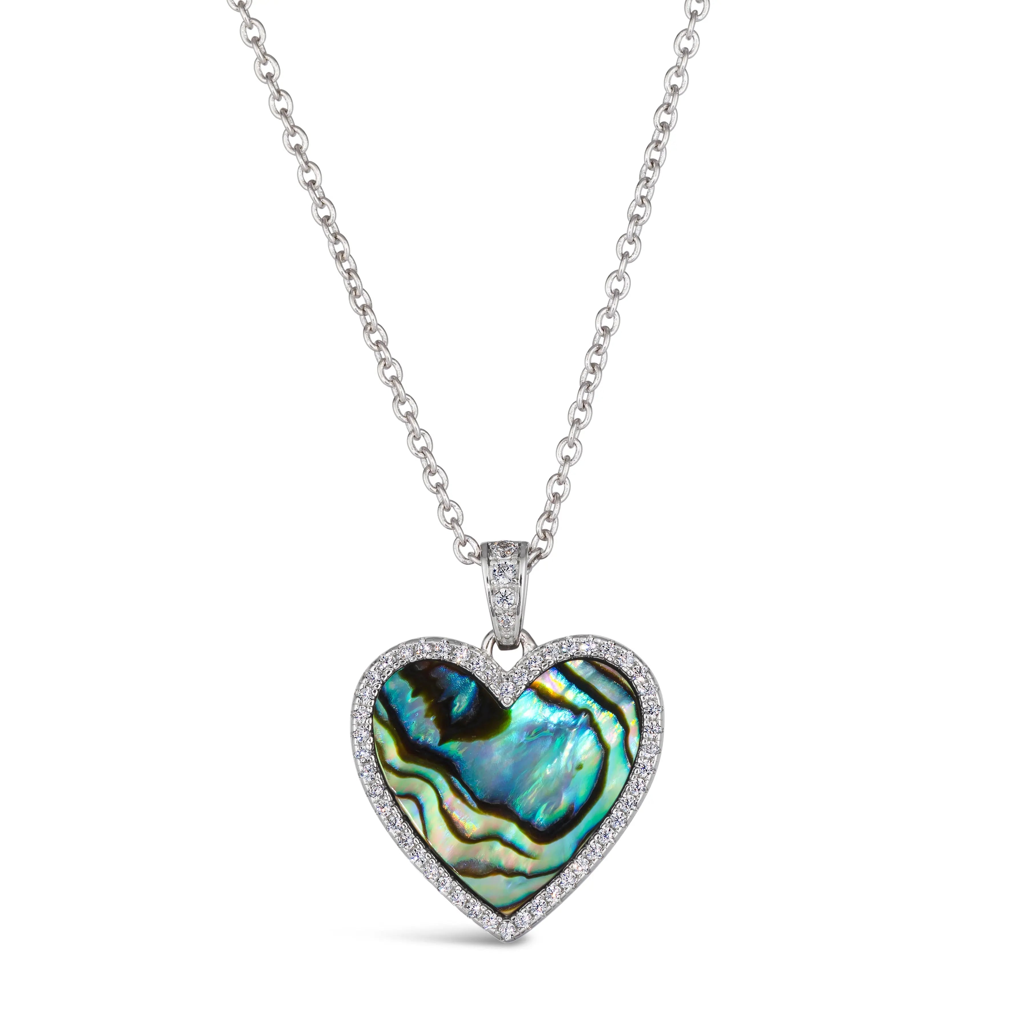 Abalone Heart Necklace