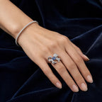 Alecia Bow Ring in Tanzanite