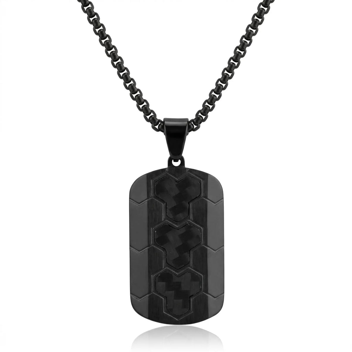 Apex Carbon Tag Necklace
