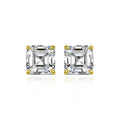 Asscher Cut Studs XL