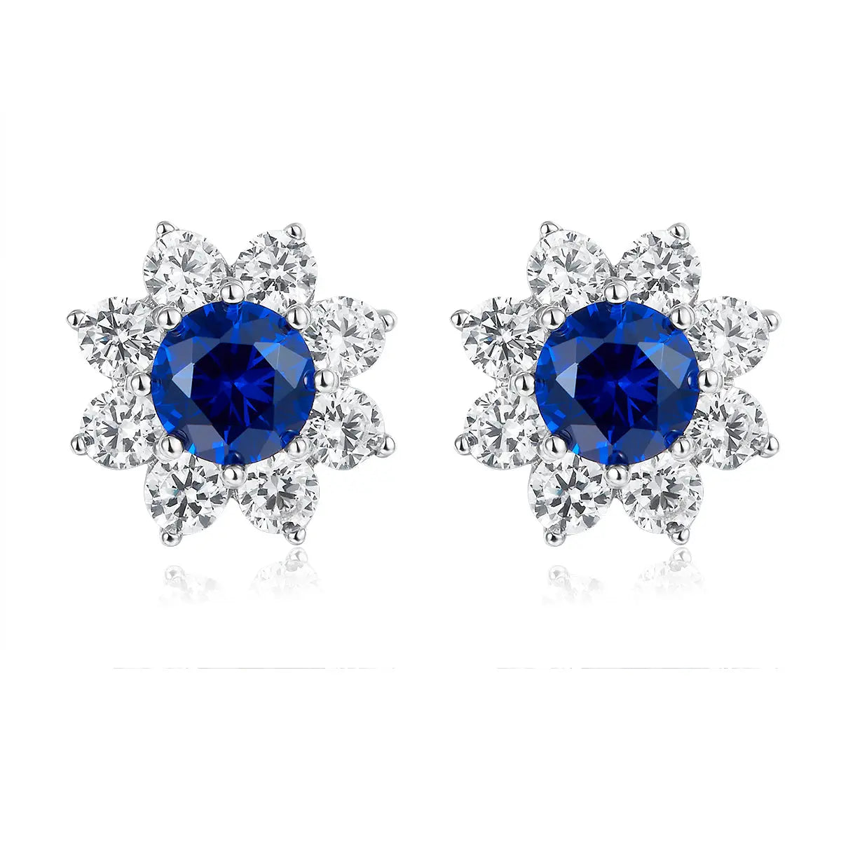 Astoria Earrings in Blue Sapphire