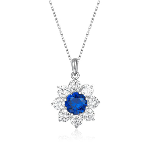 Astoria Necklace in Blue Sapphire