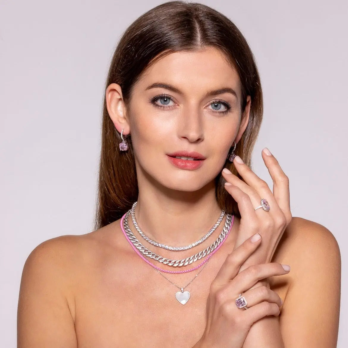 Bauble Drop Earrings in Aquamarine