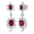 Berkshire Drop Earrings in Ruby
