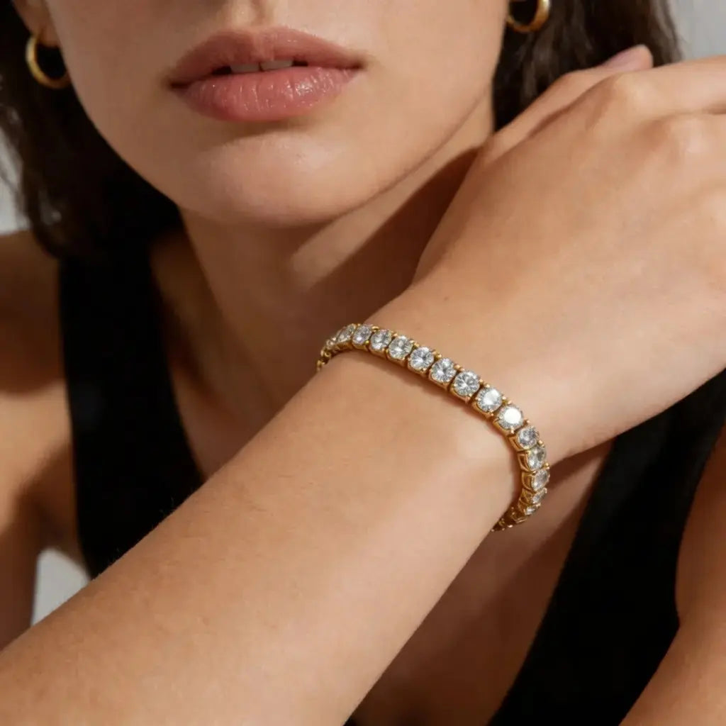 Bethenny Frankel 10 Carat Just Like Diamonds Bracelet In Yellow Gold