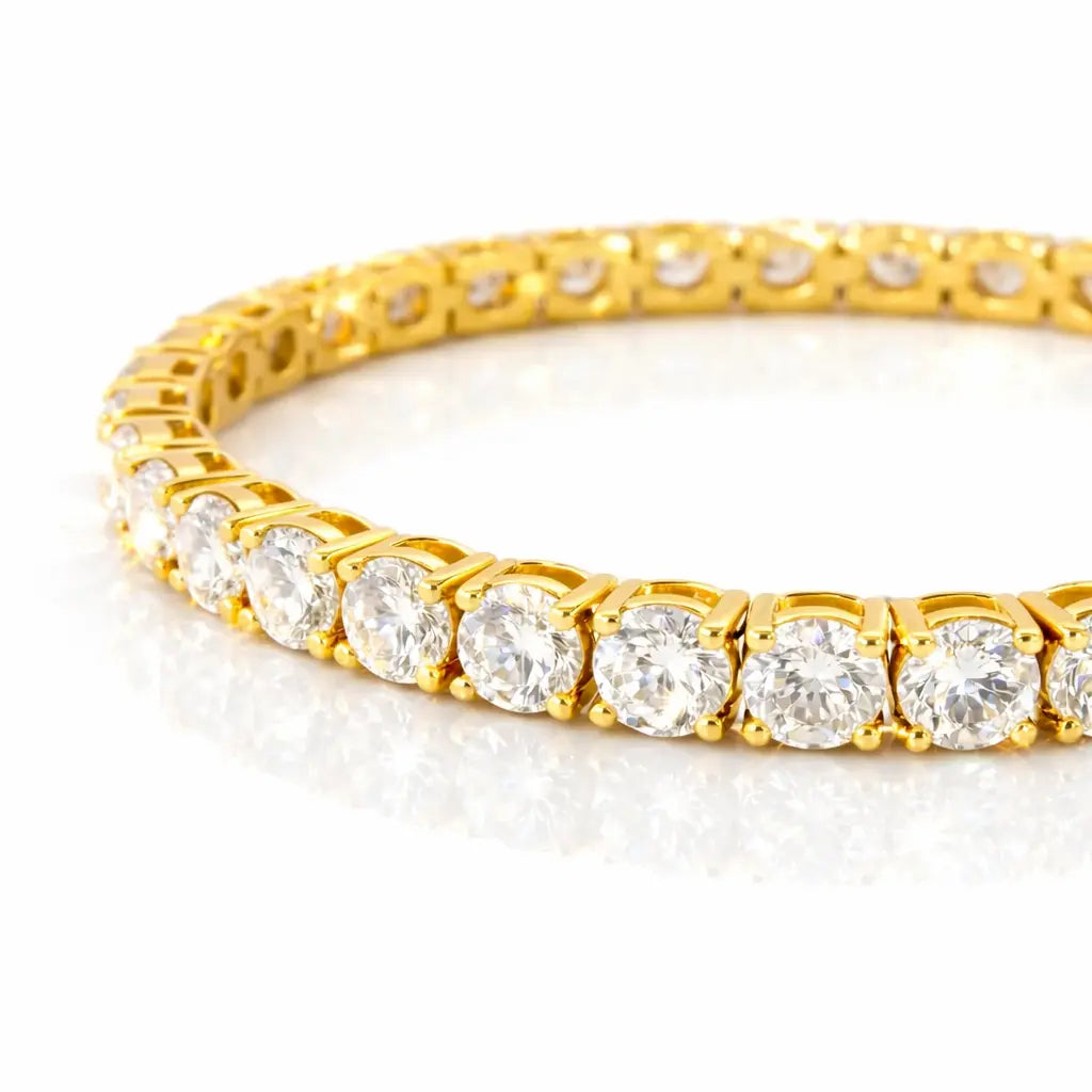 Bethenny Frankel 10 Carat Just Like Diamonds Bracelet In Yellow Gold