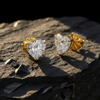 Bethenny Frankel 4 Carat Heartthrob Studs In Yellow Gold