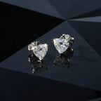Bethenny Frankel 4 Carat Heartthrob Studs in Platinum