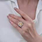 Bijou d'Amour 5 Carat Ring in Canary Yellow