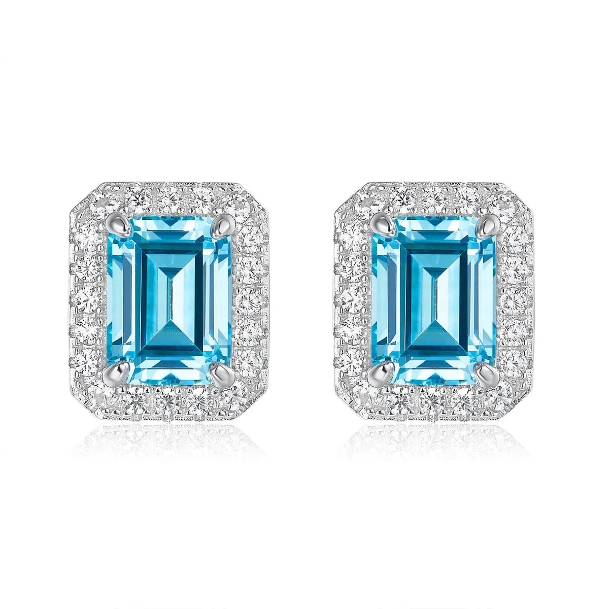 Biltmore Earrings in Aquamarine