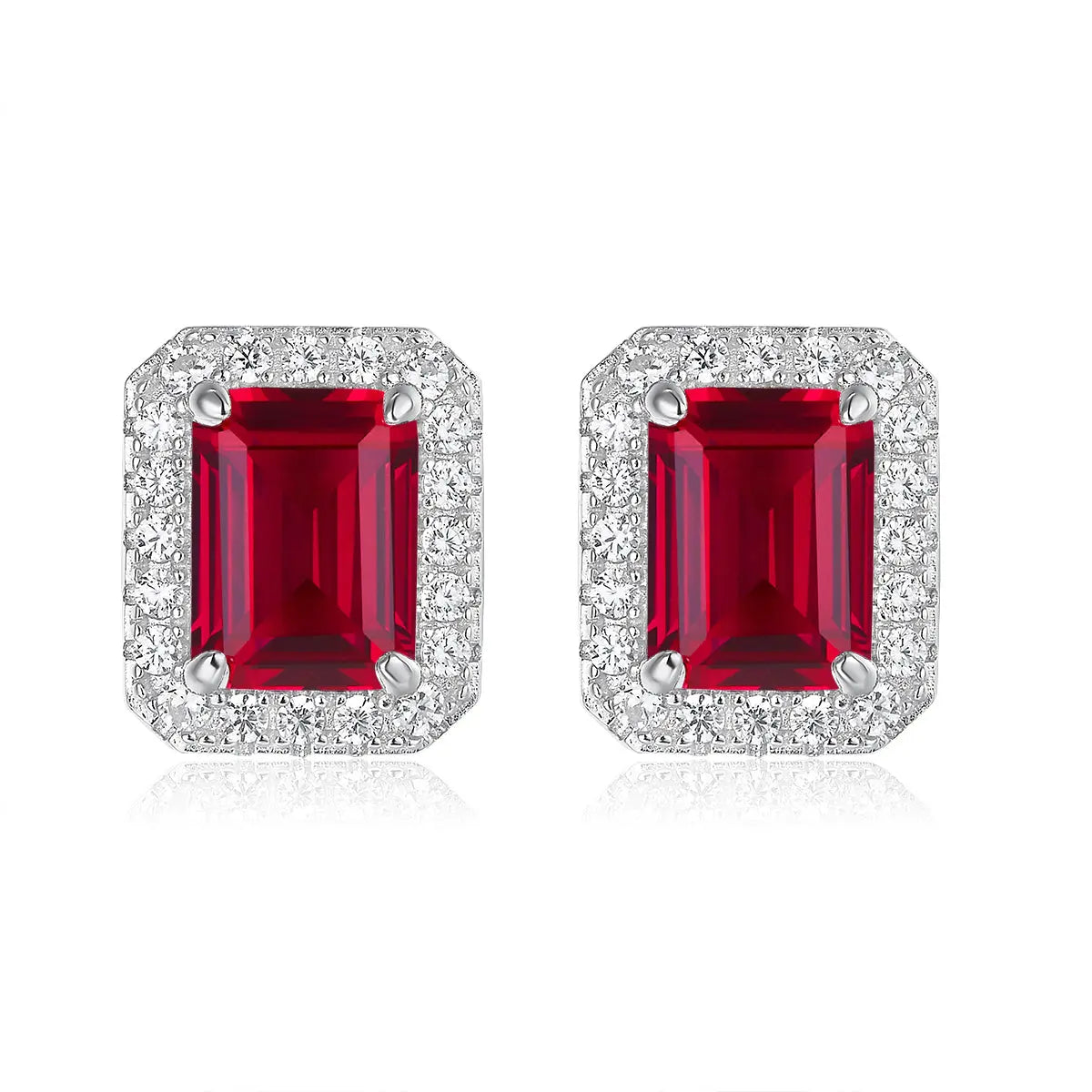 Biltmore Earrings in Ruby