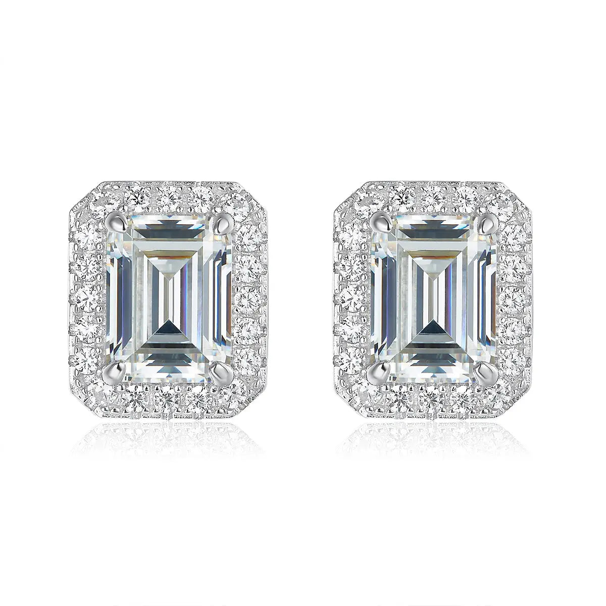 Biltmore Earrings in White Diamond