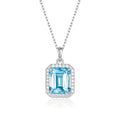 Biltmore Necklace in Aquamarine
