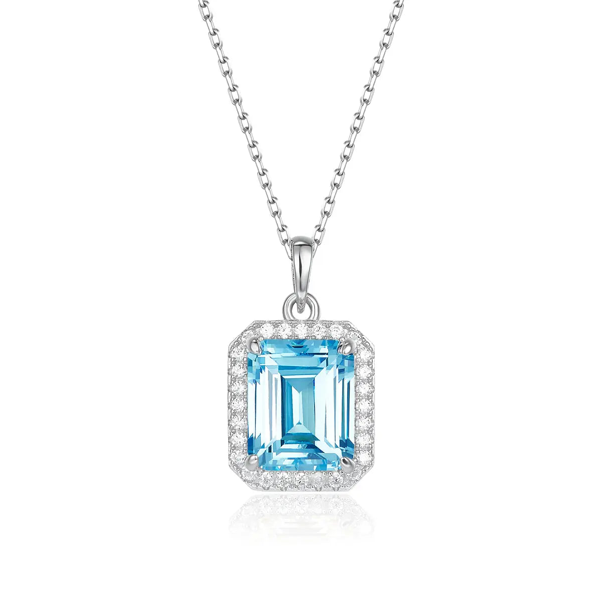 Biltmore Necklace in Aquamarine