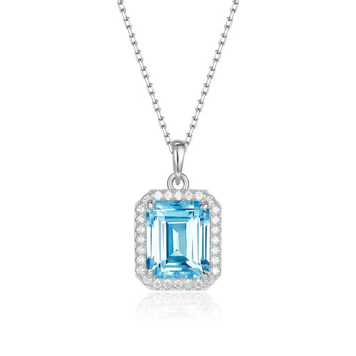 Biltmore Necklace in Aquamarine