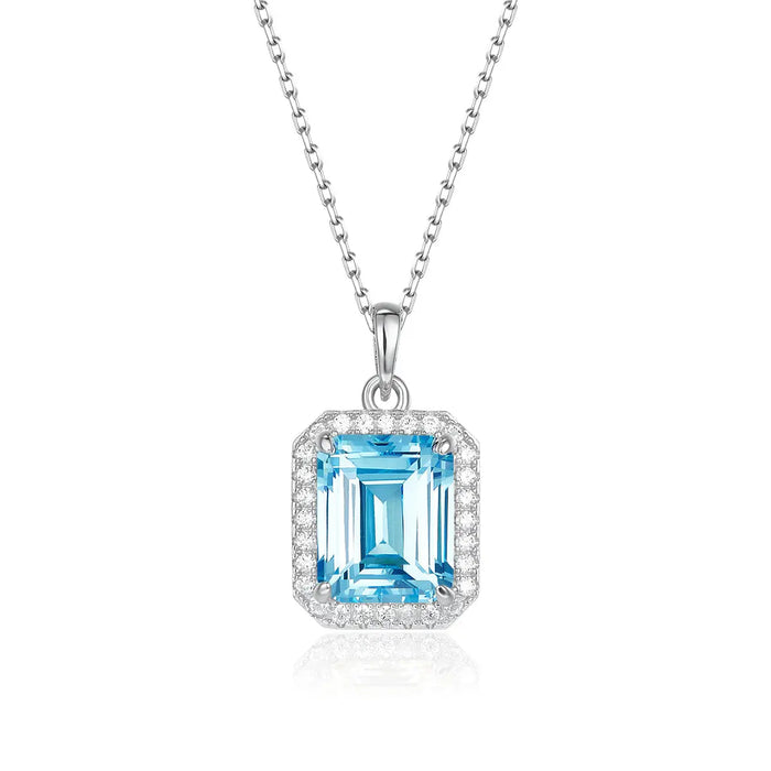 Biltmore Necklace in Aquamarine