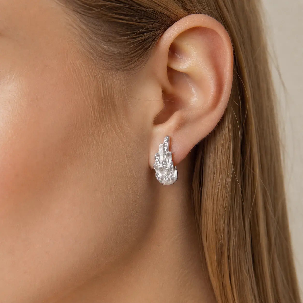 Birds of a Feather Earrings In WH