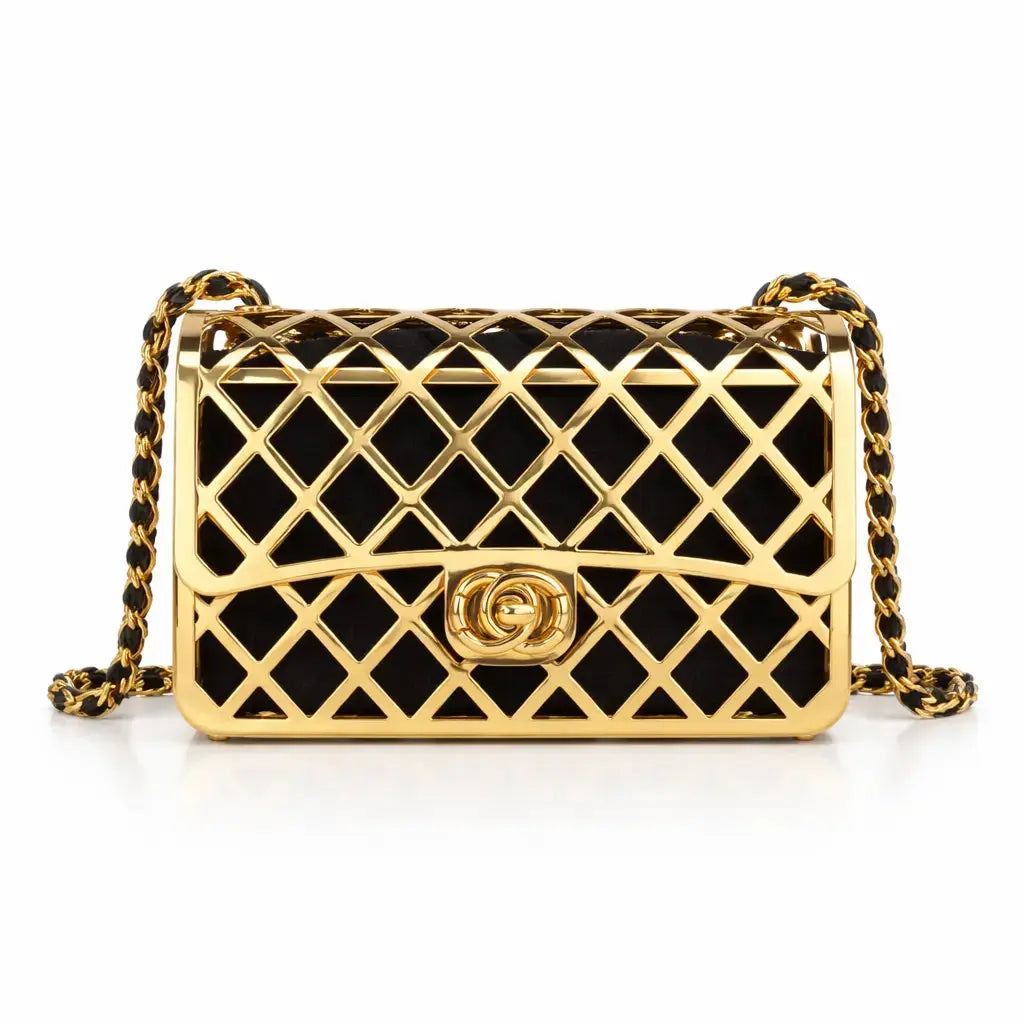 Blair Yellow Gold Clutch