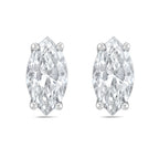 Lab Grown Marquise Diamond Studs