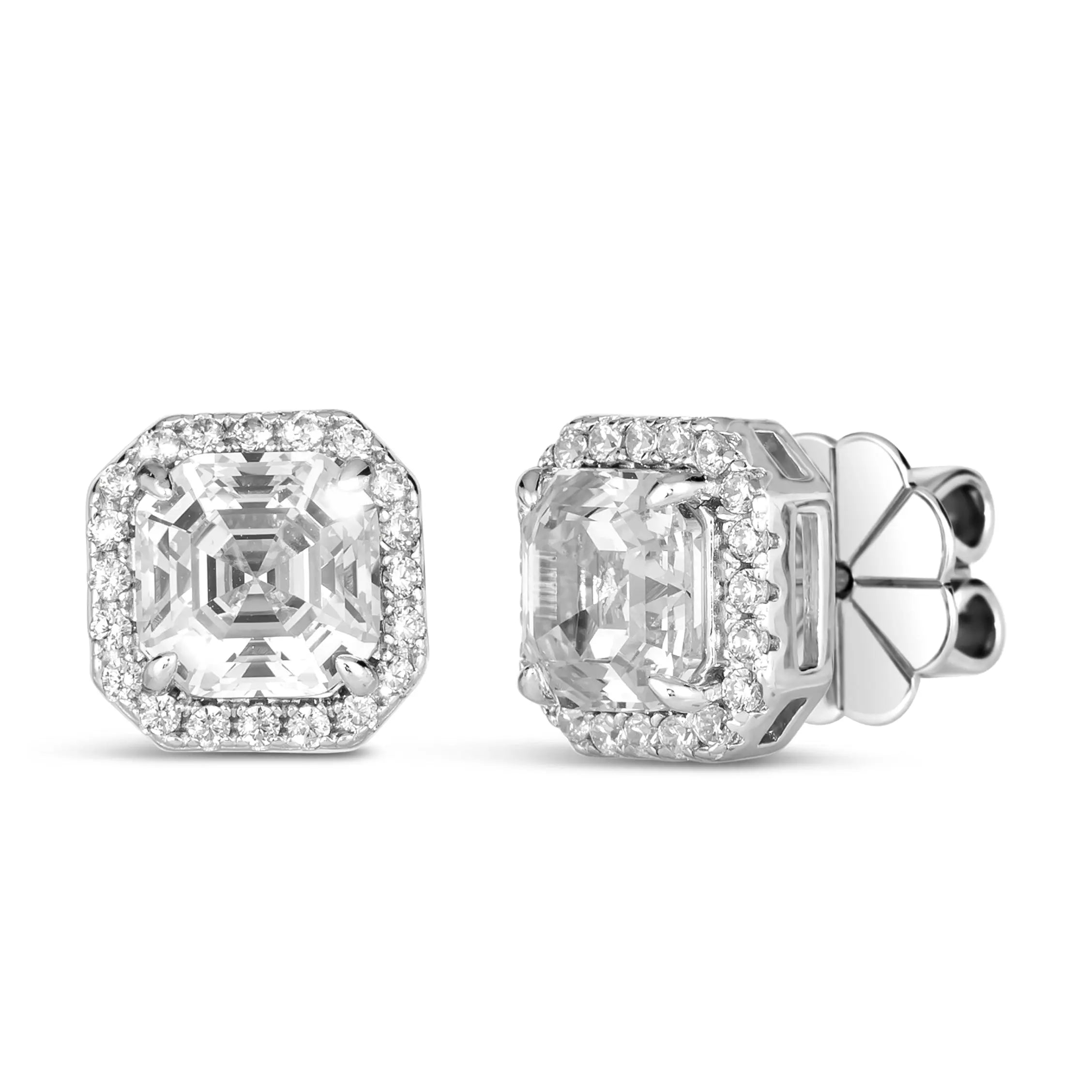 Bollinger Studs in White Diamond