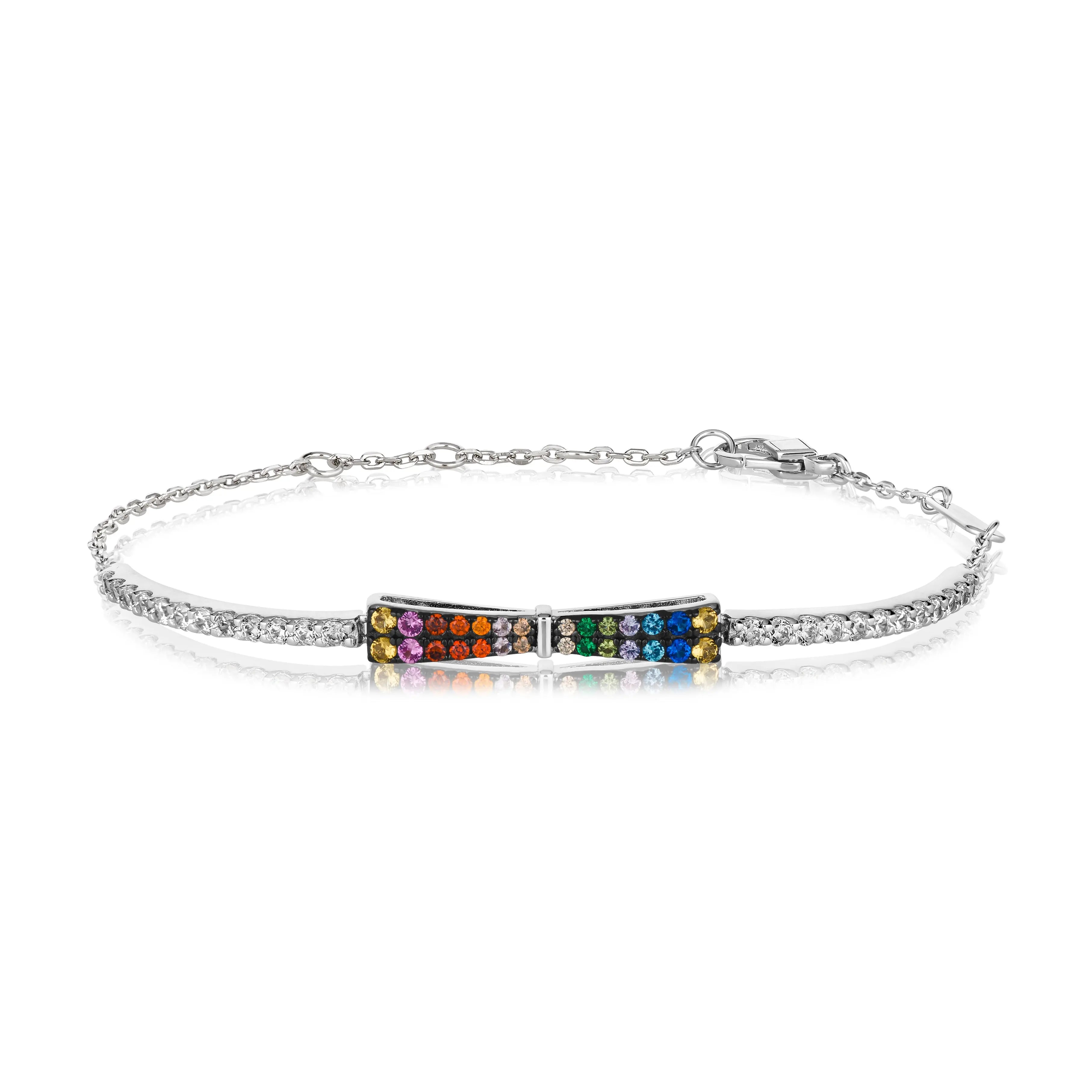 Bowtifully Chic Dainty Bracelet Multi Color