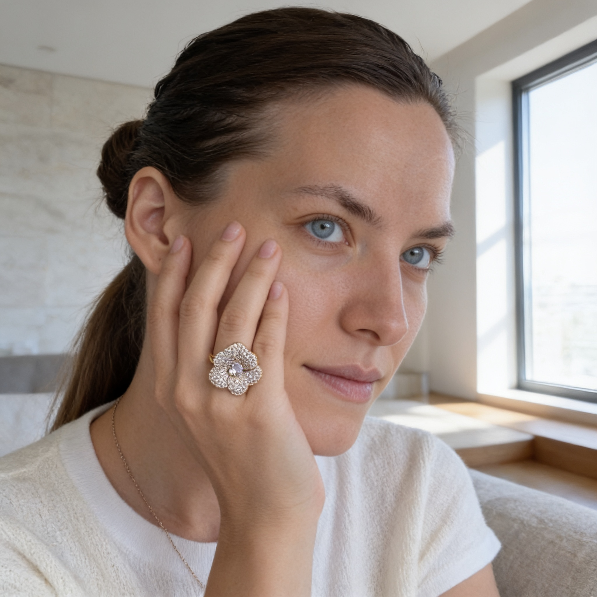 Camellia Flower Ring
