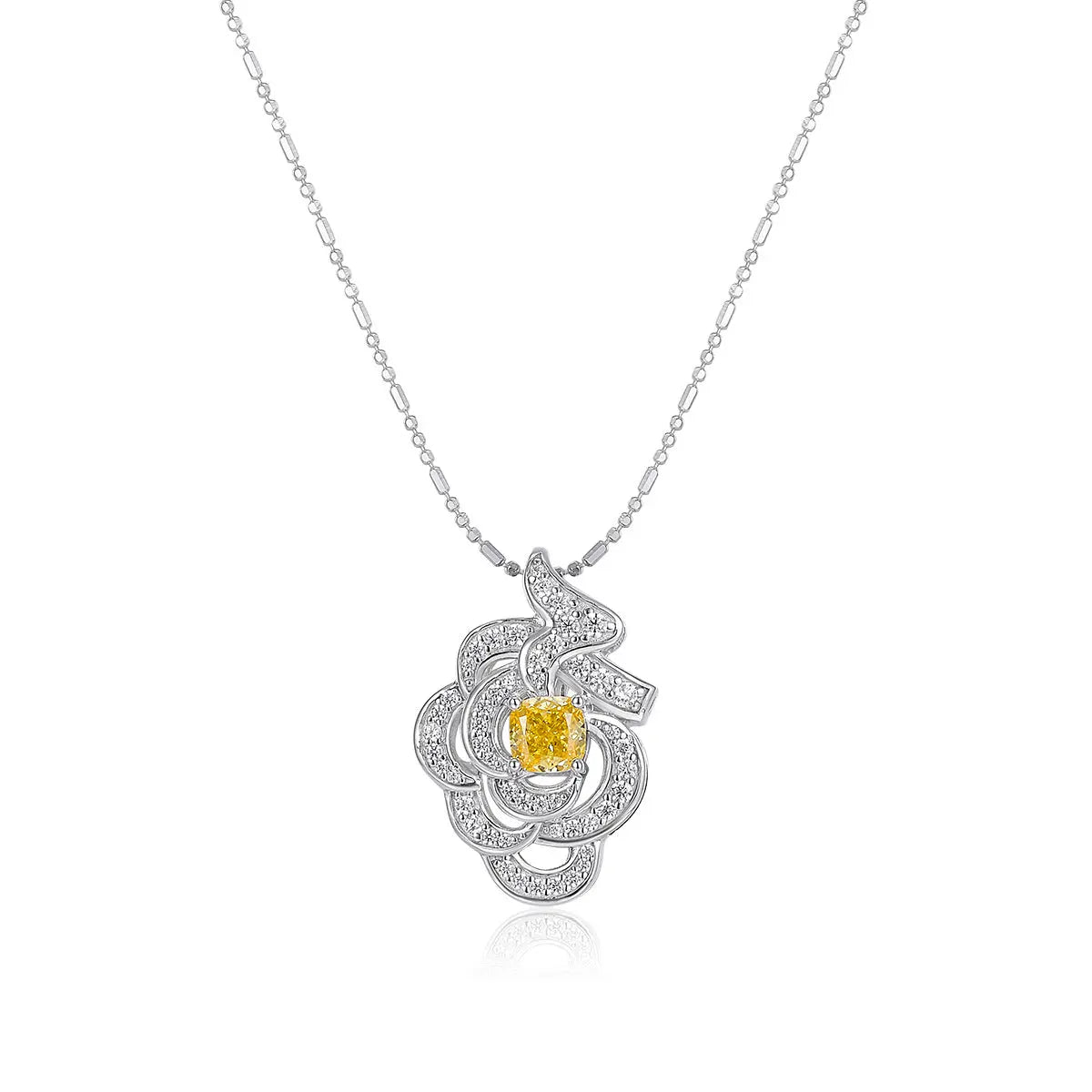 Canary Rose Necklace