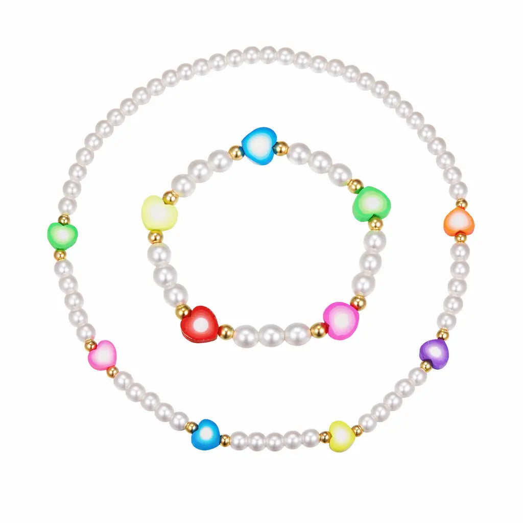 Candy Heart Pearl Set