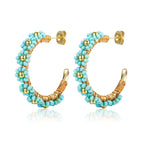 Capri Bloom Hoops