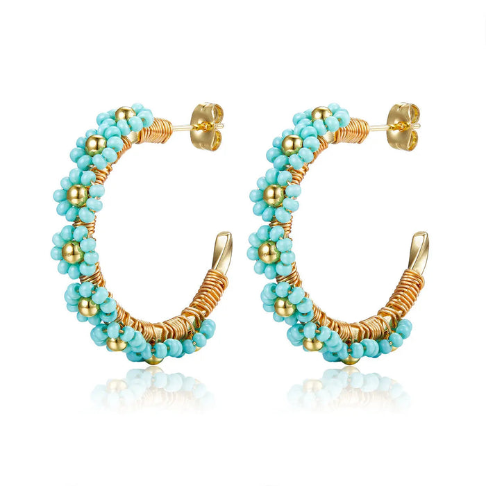 Capri Bloom Hoops