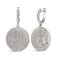 Capri Pavé Disc Earrings