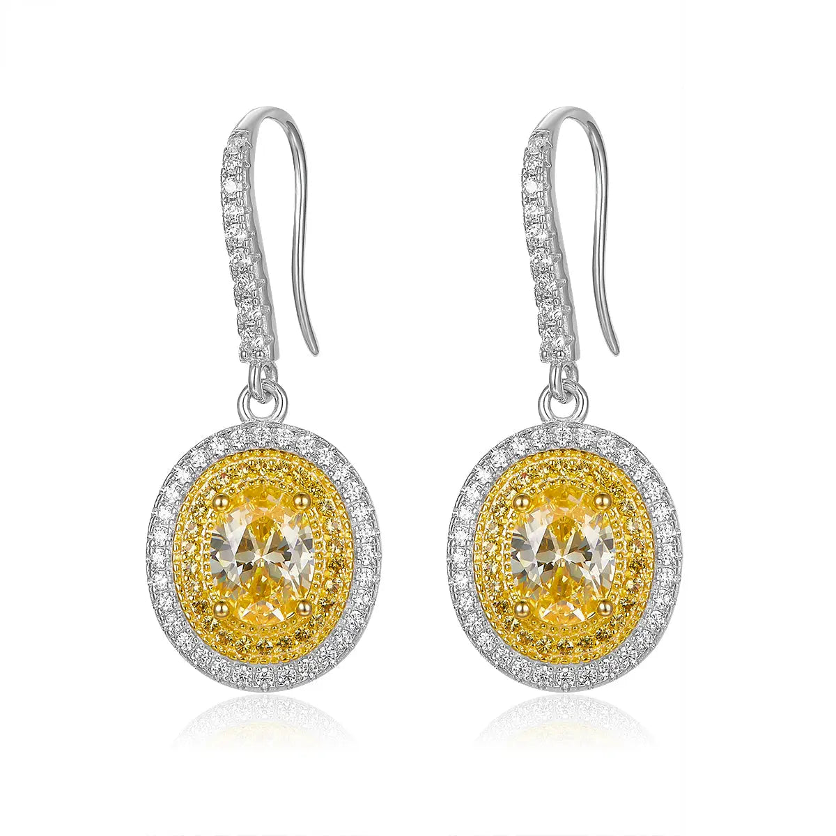 Cassia Drop Earrings in Canary