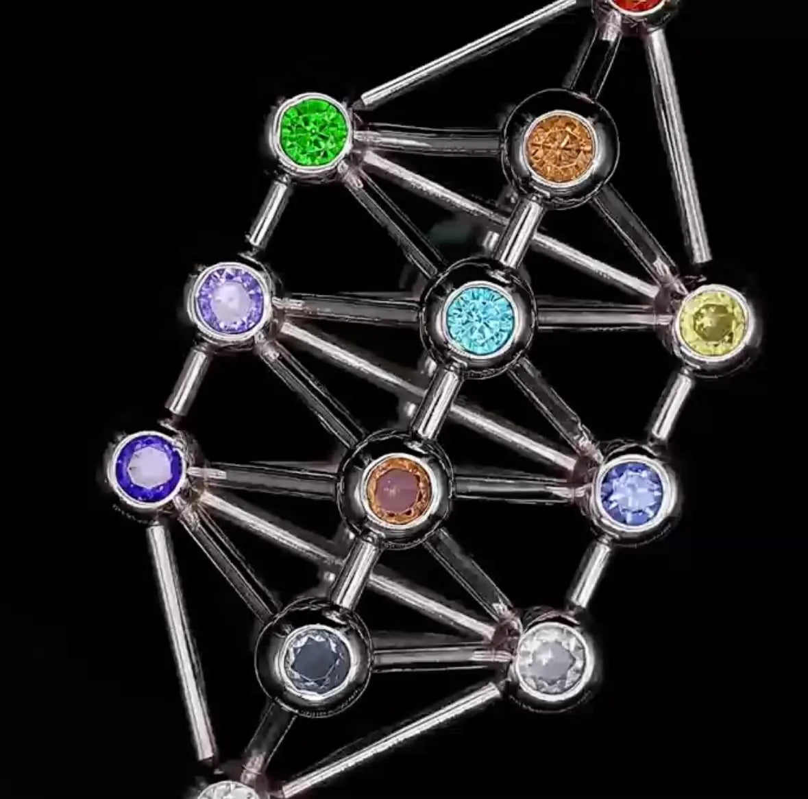 Chakra Crystal Healing Necklace