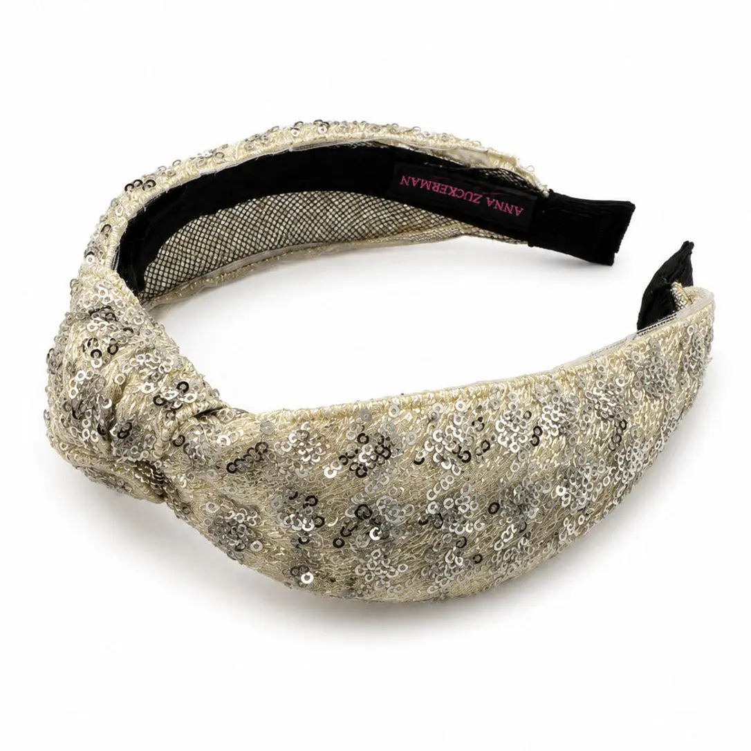Champagne Toast Knotted Headband