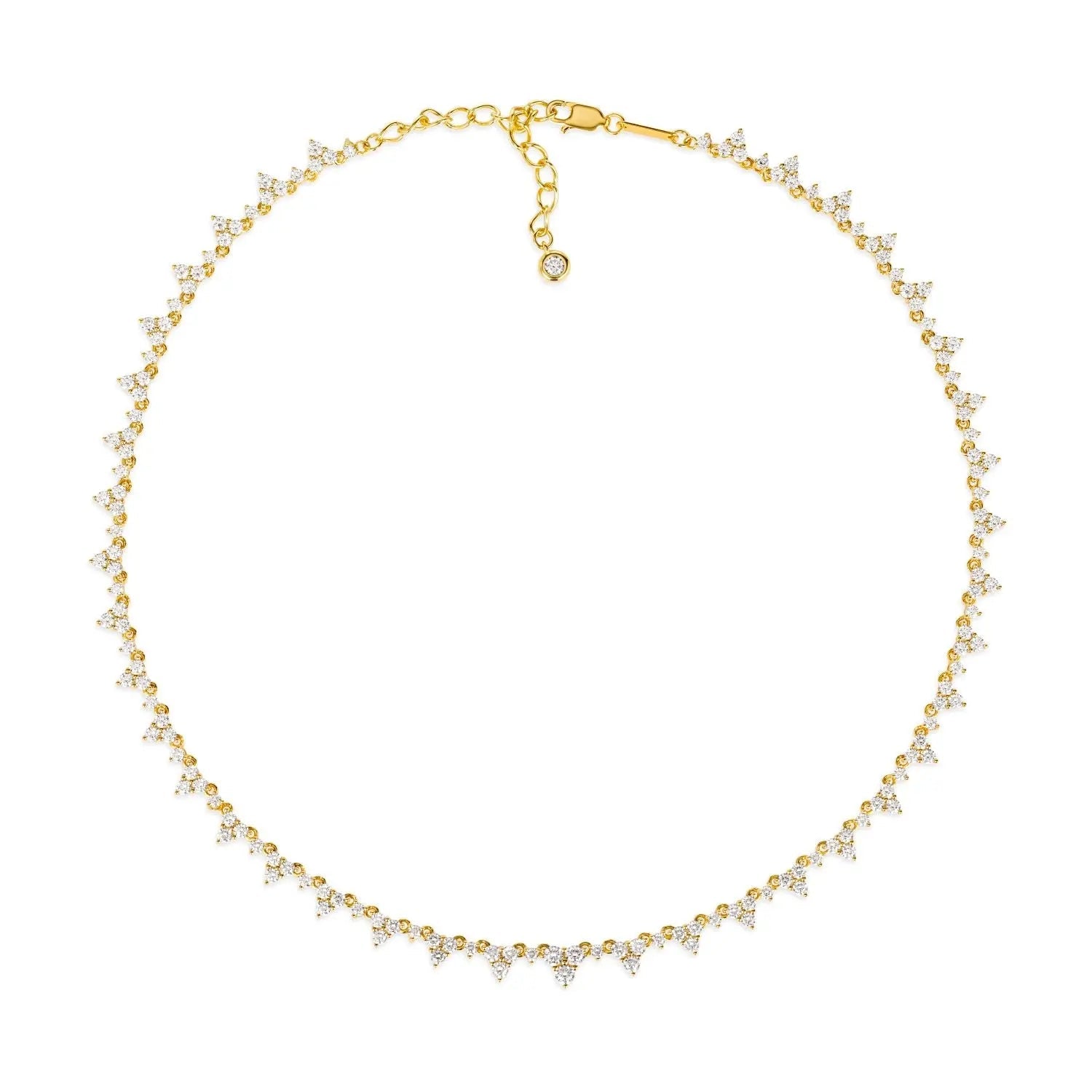 Chelsea Diamond Crystalline Choker