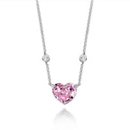 Chloe Zoe Necklace in Argyle Pink