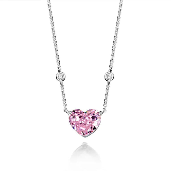 Chloe Zoe Necklace in Argyle Pink