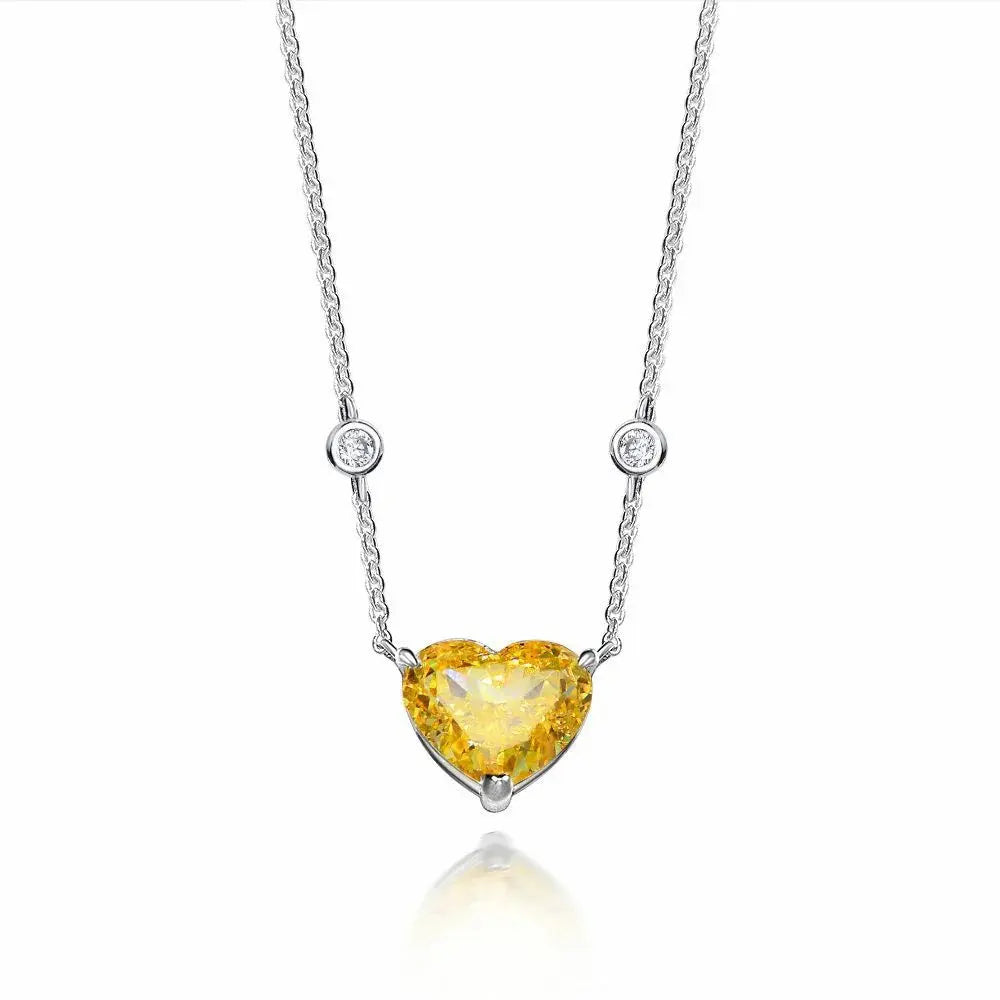Chloe Zoe Necklace in Canary Yellow