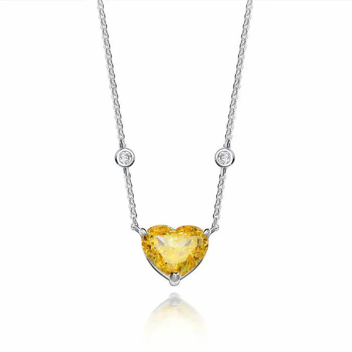 Chloe Zoe Necklace in Canary Yellow