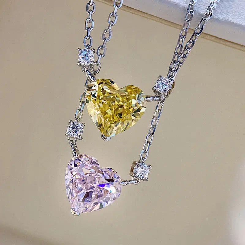 Chloe Zoe Necklace in Canary Yellow