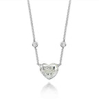 Chloe Zoe Necklace in White Crystalline