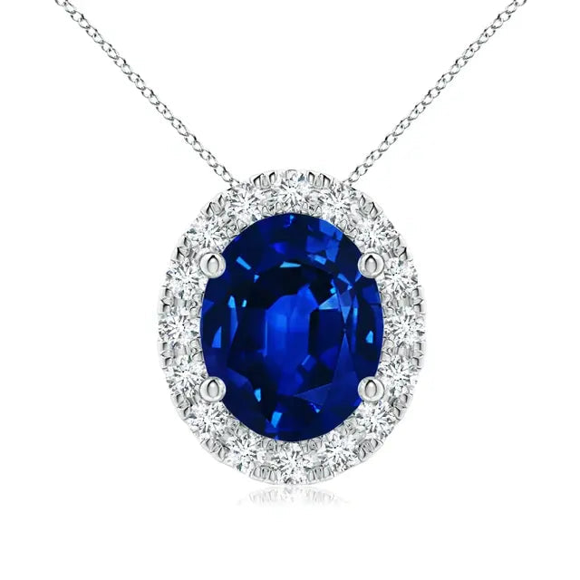 Classic Multi Gem Pendant on a Chain