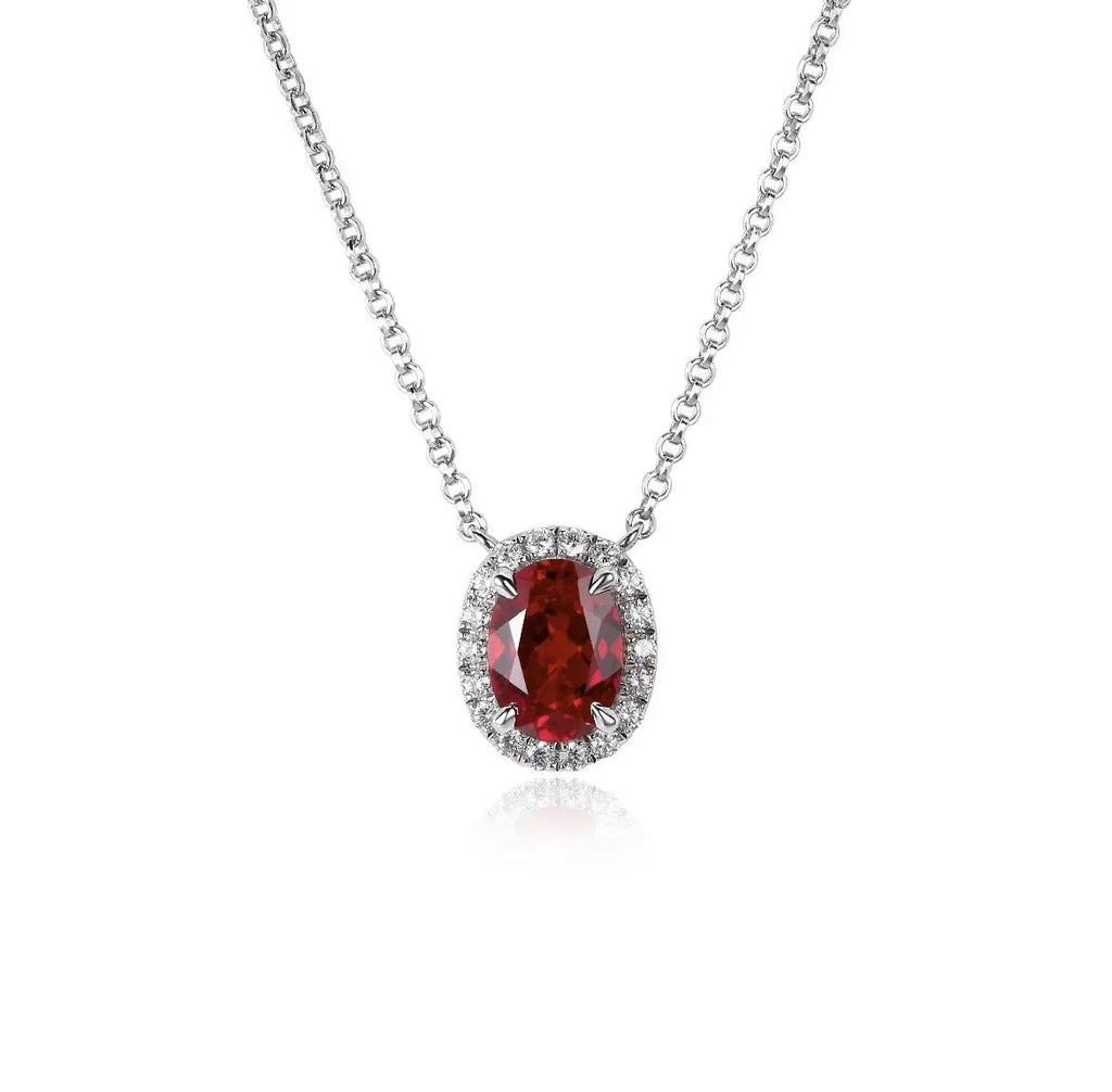 Classic Multi Gem Pendant on a Chain