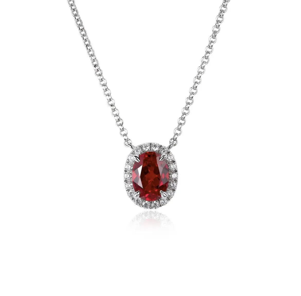 Classic Multi Gem Pendant on a Chain