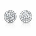 Classic Round Pavé Studs by AZ Essentials