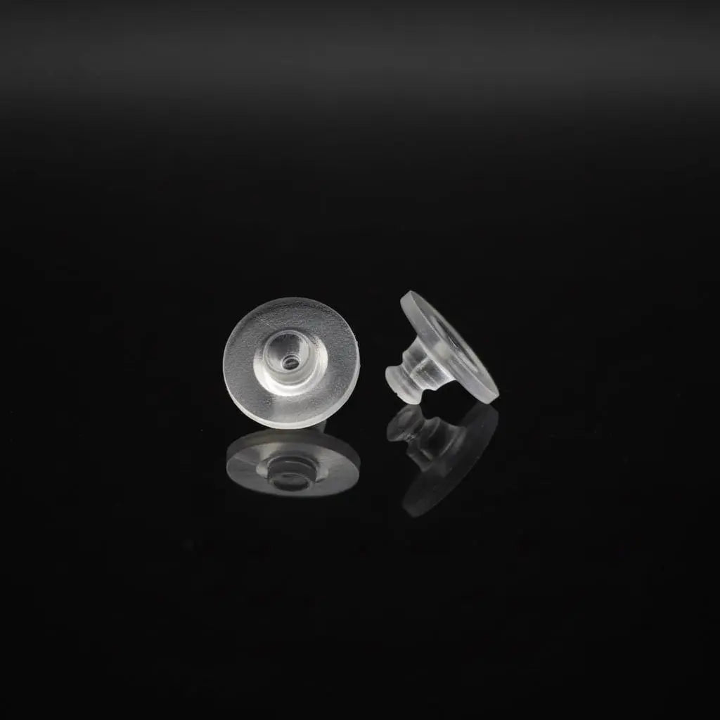 Clear Silicone Earring Backs