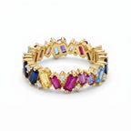 Confetti Baguette Eternity Ring